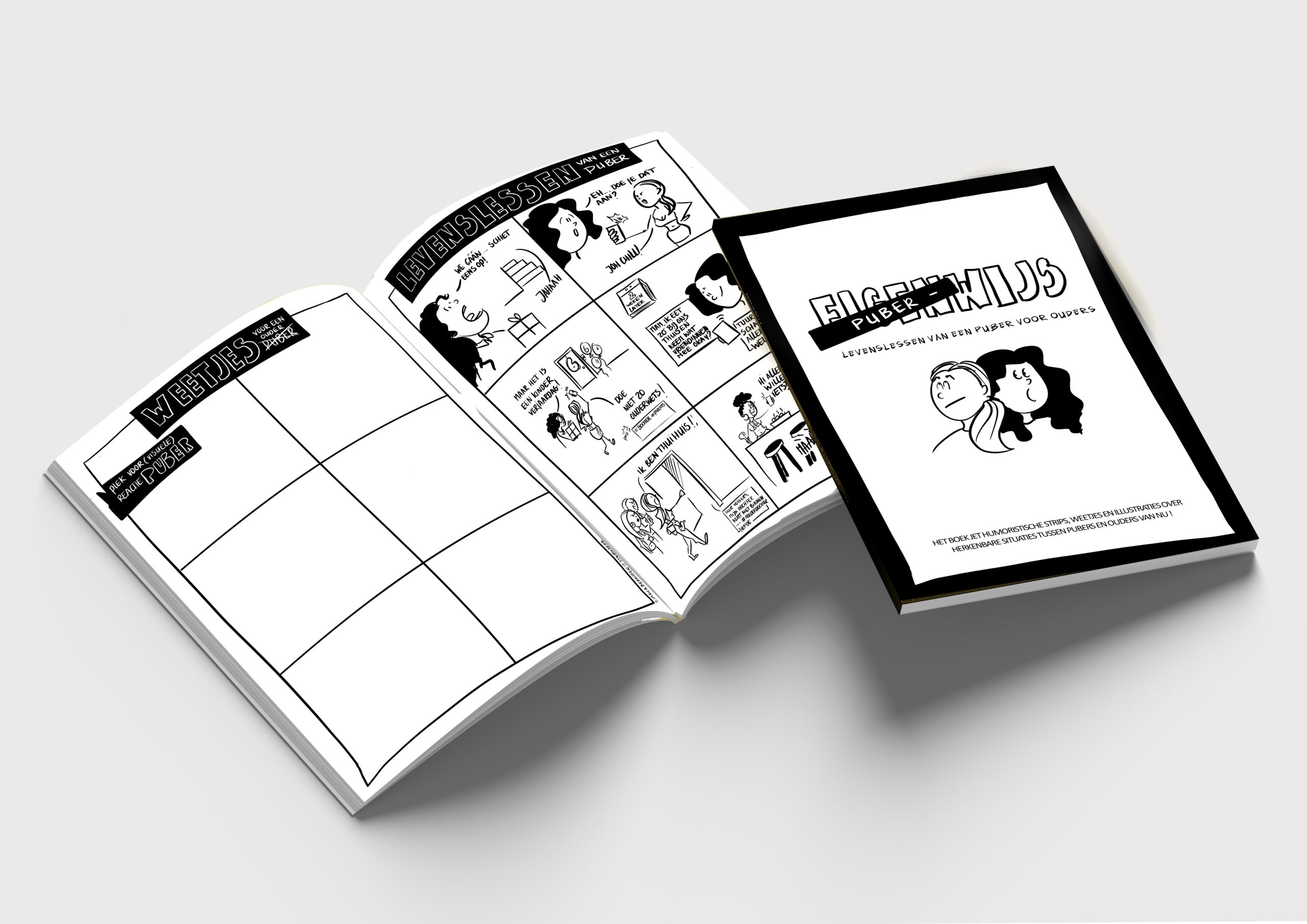 ACTIE: De Nationale Teken Challenge + boek PUBERWIJS "levenslessen van Pubers voor Ouders" - Afbeelding 2